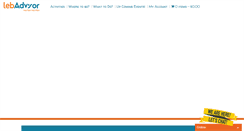 Desktop Screenshot of lebadvisor.com